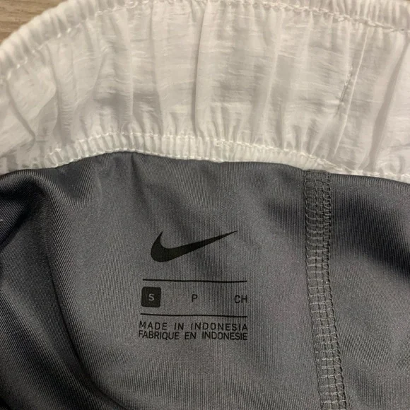 White Mesh Layer Nike Air Jogger Pants Small - Picture 6 of 8